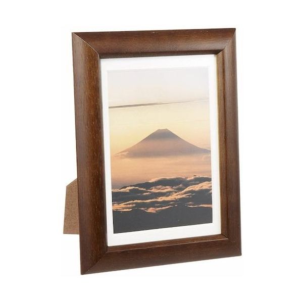 富士フイルム フジカラー デジフォトフレームD3 ハガキ(A6)・L ブラウン D3KGL BR 1枚 540-4555（直送品）