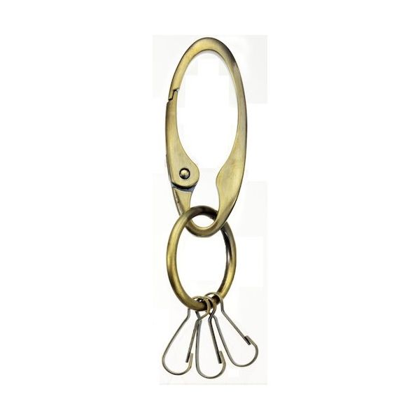 大一鋼業 MARKEY カラビナキーホルダー CK-4 1セット(10個:1個×10袋) 509-4334（直送品）