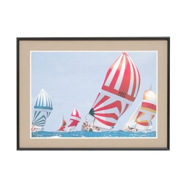 富士フイルム フジカラー フォトフレームA105A ブラック 4切 A105A 4BK 1枚 563-0239（直送品）