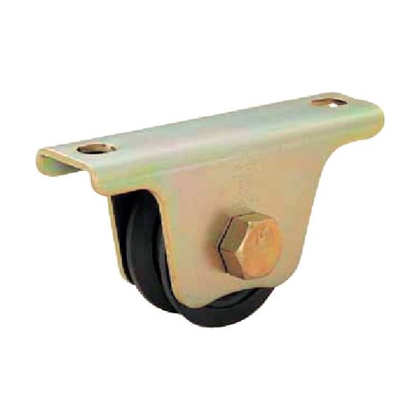 ヤボシ フジキング重量戸車 V型 75mm 枠付 K75V 1個 495-3853（直送品）