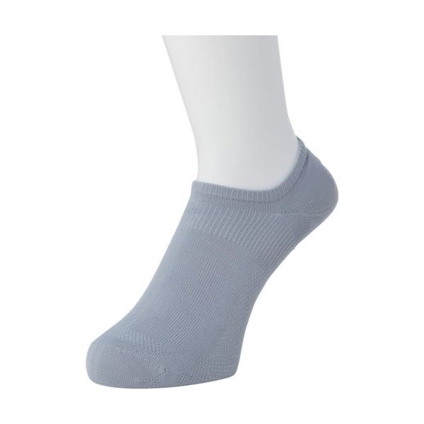 岡本 オカモト ココピタさらっと実感無地スニーカー丈25ー27グレー 470-511B-26-50 1足 507-7808（直送品）