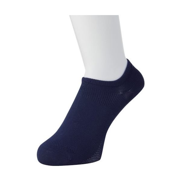 岡本 オカモト ココピタさらっと実感無地スニーカー丈27ー29ネイビー 470-511B-28-79 1足 507-7812（直送品）