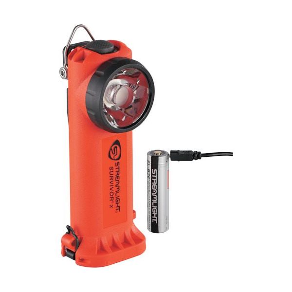 ストリームライト 防爆型ハンドライト サバイバーX USB充電セット オレンジ 米国防爆Div.2 992R 1個 561-5543（直送品）