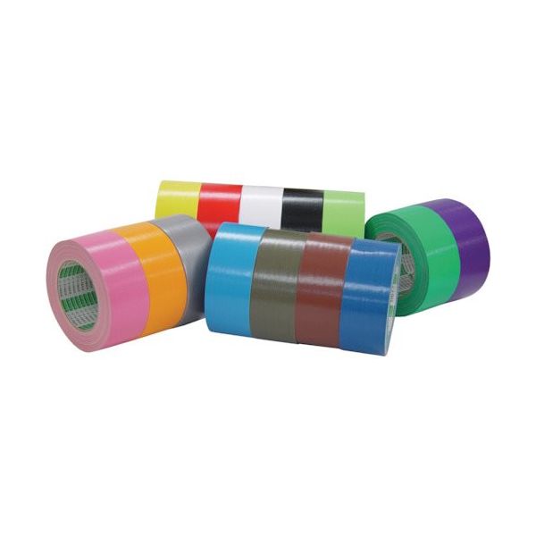 オカモト 布テープ 50mm×25m 白 111-W-50 1巻 808-0936（直送品）