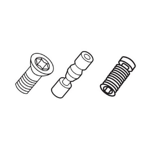 イスカル 部品 トルクススクリュー SR 16-212 1セット(5個) 338-9120（直送品）