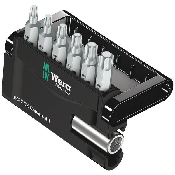 Wera Werk ヴェラ 7点組 ビットチェック ビットセット TX#1 056294 56294 1セット（直送品） - アスクル