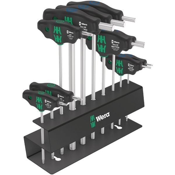Wera Werk ヴェラ 10本組 T型レンチセット HExTxメタルラック付