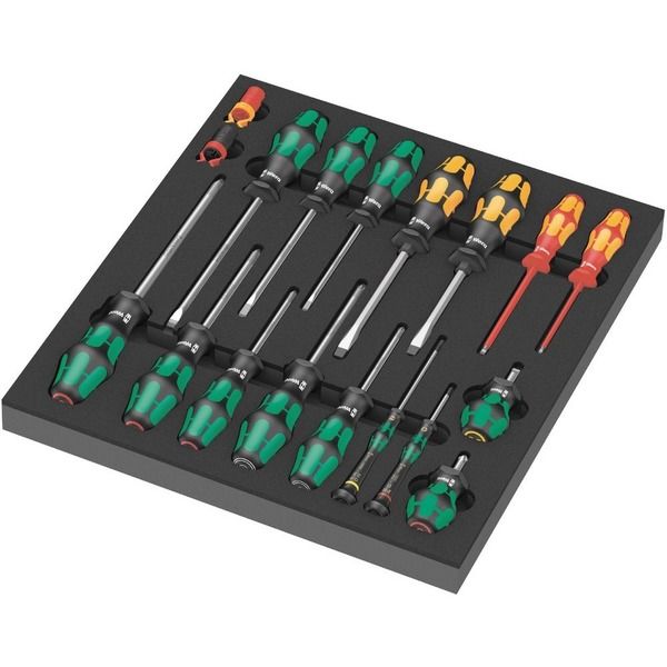 Wera Werk ヴェラ 18本組 ウレタン入りドライバーセット 150101 1セット（直送品） 18,538円