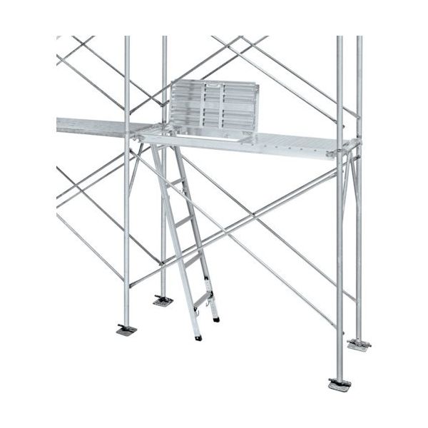 ピカコーポレイション PiCa はしご付き床付き布わく はしご伸縮タイプ STJR-F1550A 1台 380-9545（直送品）