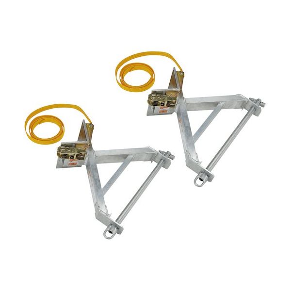 ピカコーポレイション PiCa はしご取付金具 イージークライマー LHS-36A 1セット(2台) 381-1074（直送品）