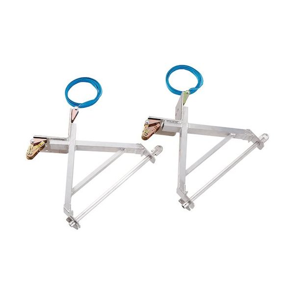 ピカコーポレイション PiCa はしご取付金具 イージークライマー 2LH-510 1セット(2台) 381-4269（直送品）