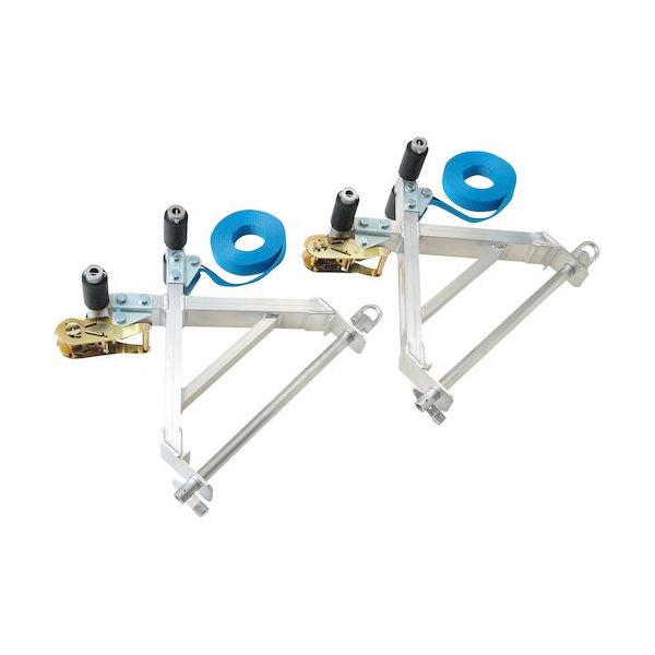 ピカコーポレイション PiCa はしご取付金具 イージークライマー LHZ-36 1セット(2台) 381-2690（直送品）