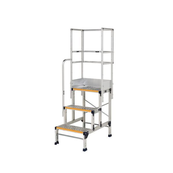 ピカコーポレイション PiCa 片手すり天場三方 手すり高さ900mm、1100mm兼用 FGN-TKS26-25 1セット（直送品）