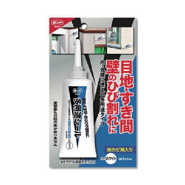 コニシ 多用途シール ホワイト 65ml 04785 1本 117-3920（直送品）