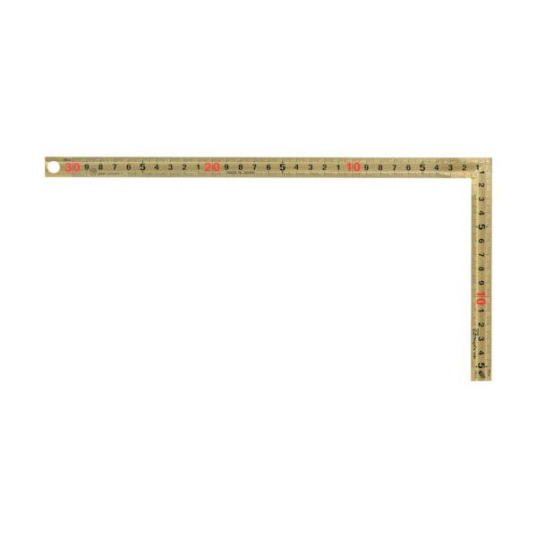 新潟精機 SK 金曲尺 30cm 快段目盛 両同目 GSDD-30CKD 1本 420-2398（直送品）