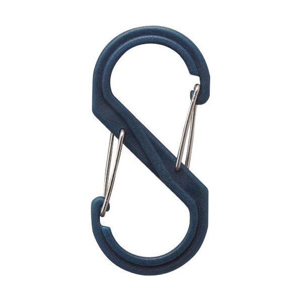 アイテック 光 S型カラビナ 小 ネイビー B-KRSA61-5 1個 112-8009（直送品）