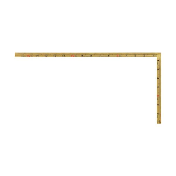 新潟精機 SK 金曲尺 1尺5寸 快段目盛 両同目 GSDD-15SKD 1本 420-2455（直送品）