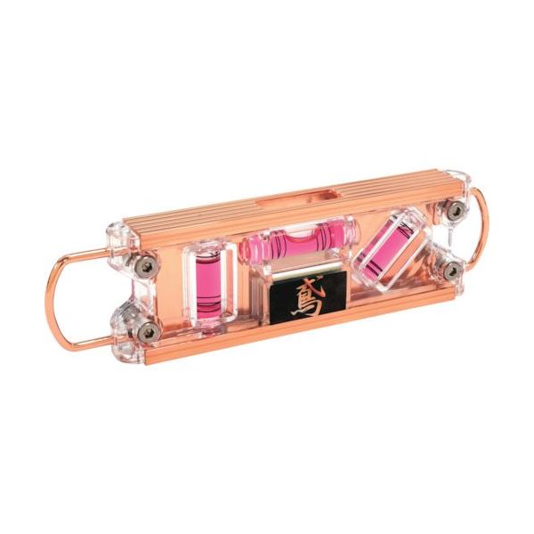 エビス SK 水平器 鳶レベルPRO ピンクゴールド ED-TBPPGR 1個 420-2438（直送品）