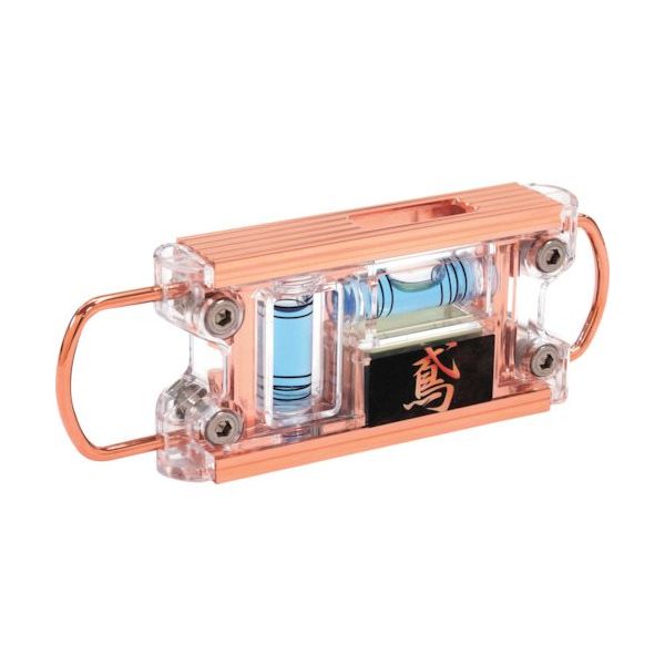 エビス SK 水平器 鳶レベル2 ピンクゴールド ED-TB2PGBL 1個 420-2469（直送品）