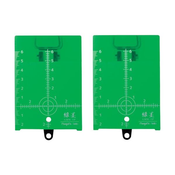 新潟精機 SK ターゲットプレート 緑墨 GMW-TP 1個 420-2419（直送品）