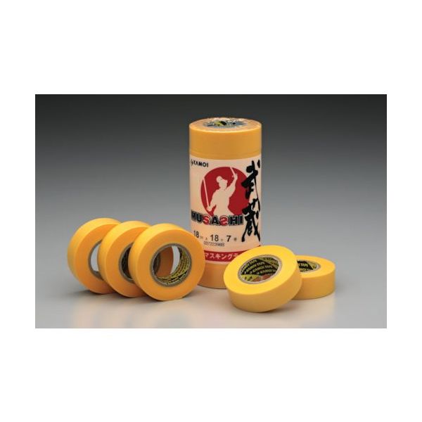 カモ井マスキングテープ武蔵18㎜４箱 カモ井マスキングテープ武蔵18㎜4箱 - メルカリ
