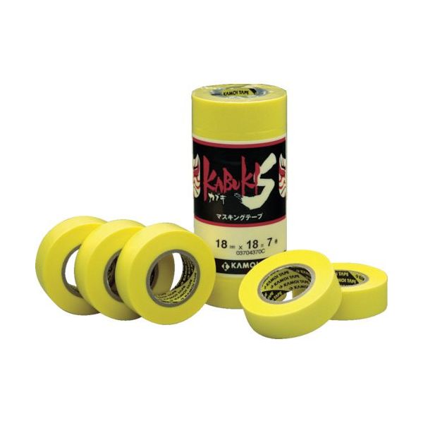 カモ井加工紙 カモ井 マスキングテープ車両塗装用(6巻入り)【単位:PK】 KABUKISJAN-20 1パック(6巻) 121-8192（直送品）
