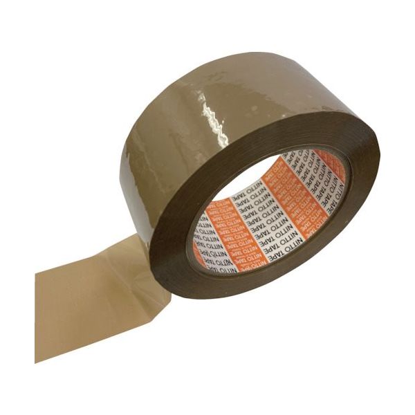 日東電工CS 包装用OPP粘着テープ ダンプロンM MRー3601 48mm×100m 段ボール色 MR3601-48DB（直送品）