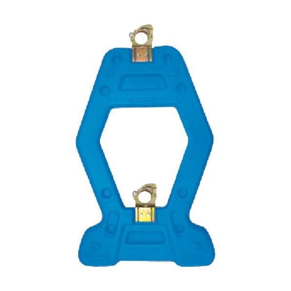 安全興業 ANZEN 樹脂製表示スタンド AZスタンド ブルー(簡単クランプ付) AZB-K 1個 436-7214（直送品）