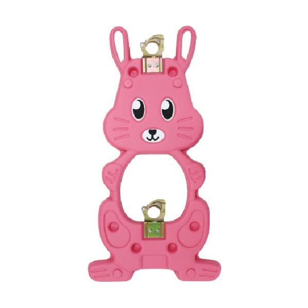 安全興業 単管バリケード NEWラビット君 ピンク(簡単クランプ付) NRP-K 1個 436-7347（直送品）