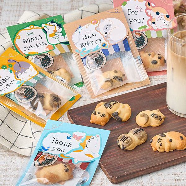 クッキーアン　ねんね　おやすみ　おひるね アデリー 【5袋セット】おひるねにゃんこはバタークッキーの香り