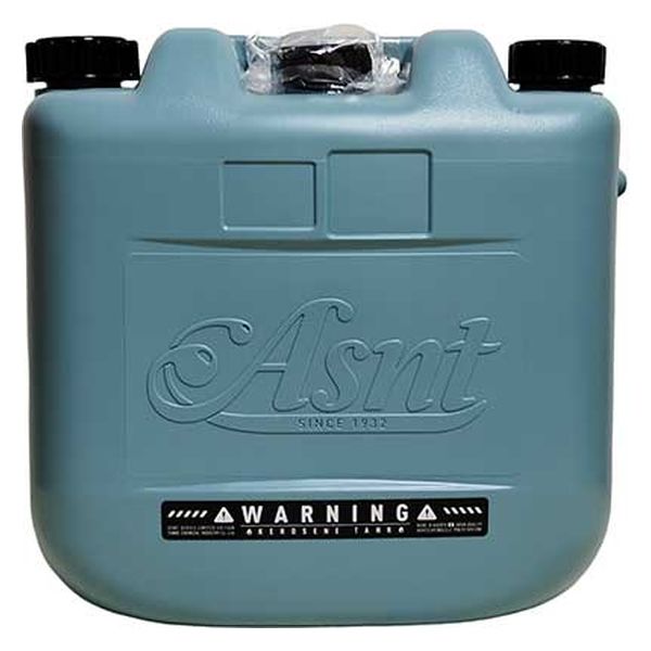 タンゲ化学工業 灯油タンク 灯油缶 20L レトロブルー 1個 - アスクル