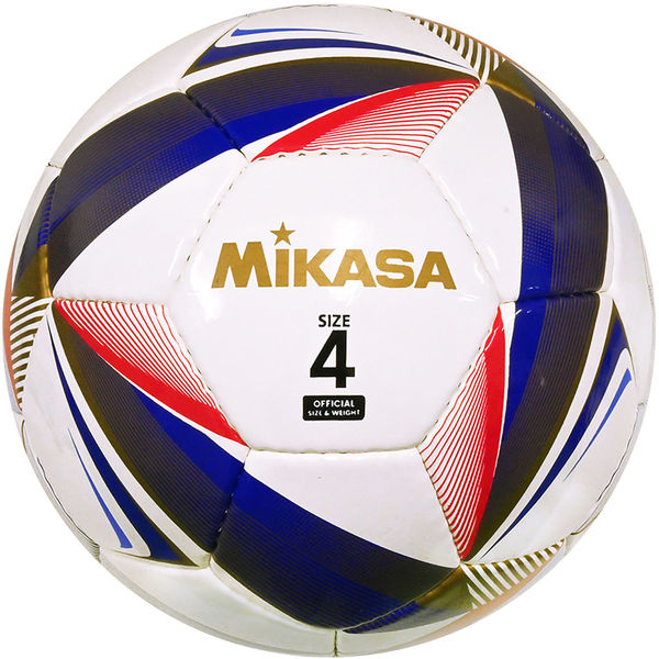 MIKASA(ミカサ) サッカー4号検定球 ホワイト FT428DW 1球（直送品） - アスクル