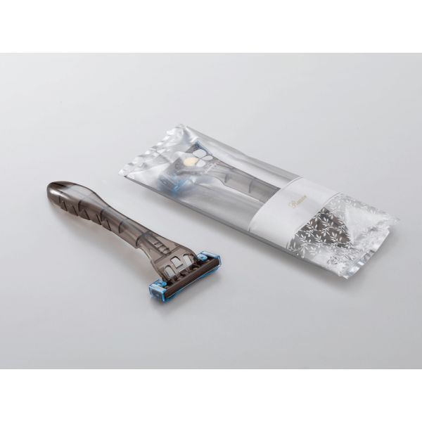 ホテルアメニティ カミソリ ファルコン(3枚刃首振りスムーサー付き) カラットシリーズ 00475148 1ケース(100点×18))（直送品）