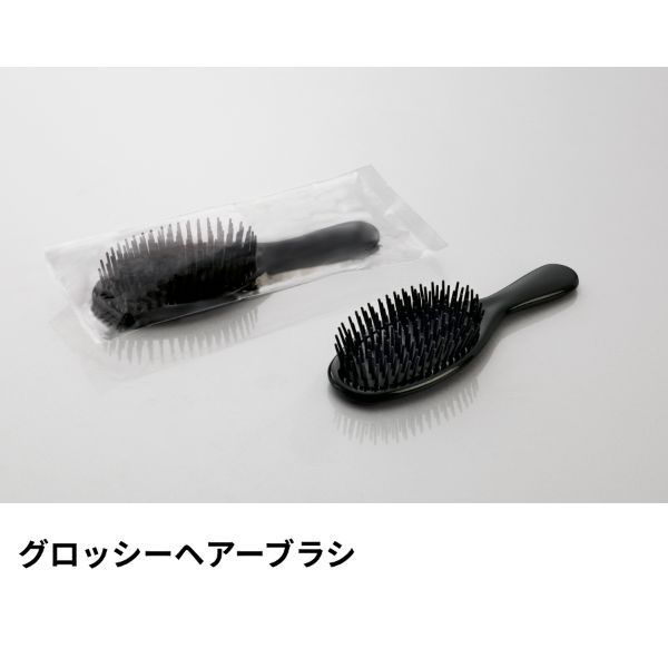 ダイト ホテルアメニティ グロッシーヘアーブラシ クリアOPシリーズ 00475171 1ケース(100点×4))（直送品）