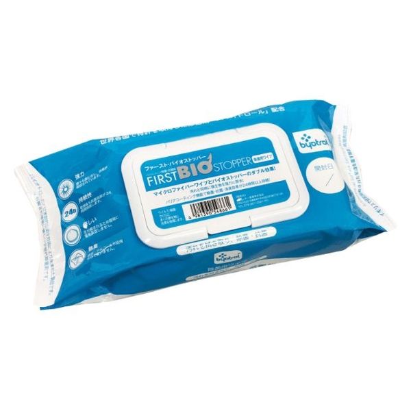 大一産業 ウエットシート ファースト・バイオストッパー除菌用ワイプ 120枚入り 00691061 1パック(1点)（直送品）