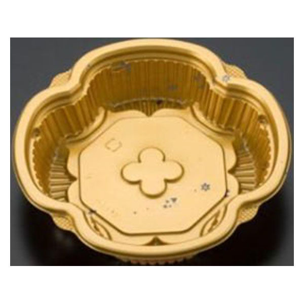 リスパック 惣菜容器 クリーンカップ よつば15-35B カリス金 PAPR898 1ケース(50点×18))（直送品）