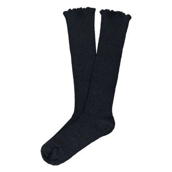 日本エンゼル 超のびのびくつ下ハイソックスタイプ ブラック R-991(24-26CM) R-991 1足（直送品）