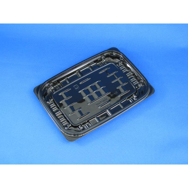 リスパック 惣菜容器 バイオカップ ガード 330B 黒 PABG207 1パック(50点)（直送品）