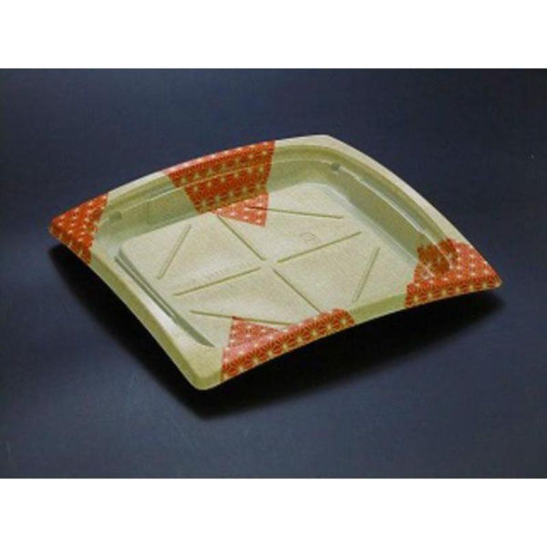 リスパック 軽食容器 バイオデリカ リッジ19B いとオレンジ RHBH313 1ケース(50点×12))（直送品）