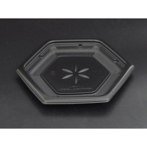 リスパック 軽食容器 バイオデリカ KA R20B 黒 RHBD941 1パック(50点)（直送品）