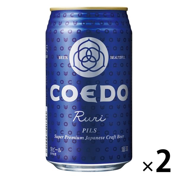 コエドビール  瑠璃  350ml✕24缶 楽天市場】ビール ビール COEDO コエドビール 瑠璃 ruri 缶