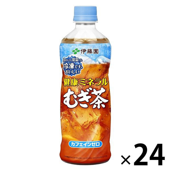 伊藤園 冷凍ボトル 健康ミネラルむぎ茶 485ml 1箱（24本入）【麦茶】（わけあり品）