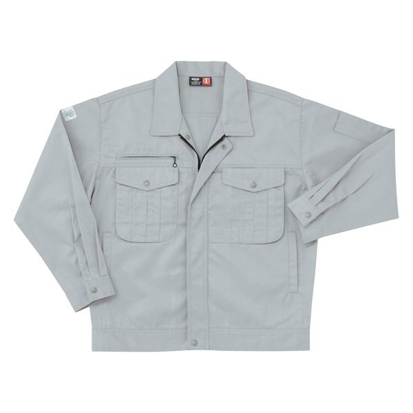 日新被服 ブルゾン E5556-40-BIG シルバー 1着（直送品）