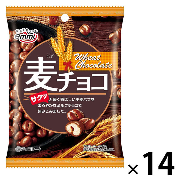 麦チョコ38g 1セット（1袋×14） 正栄デリシィ