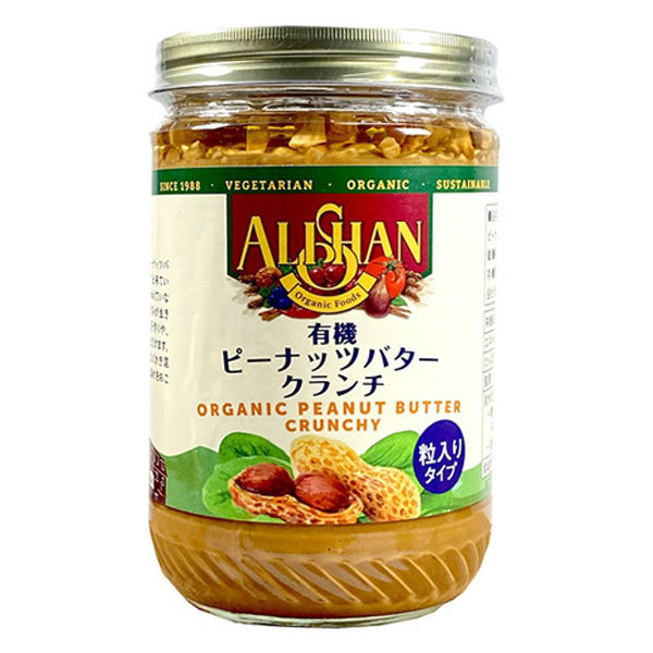 アリサン 有機ピーナッツバタークランチ1個 4532416300055 1個(454g)（直送品）