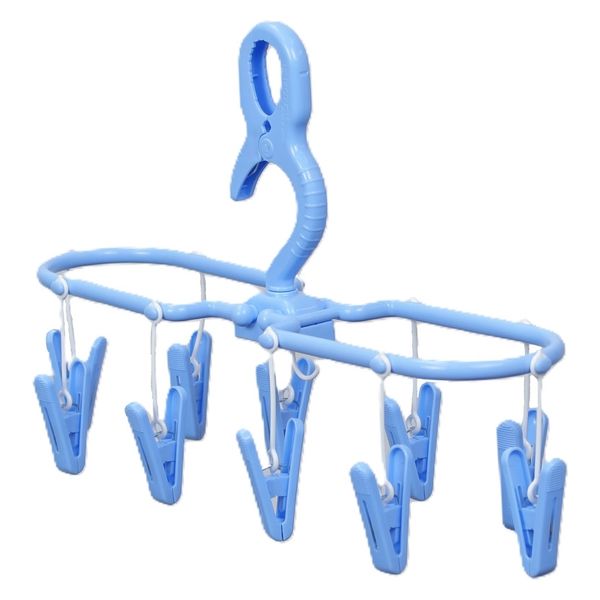 【SOCHARMING】ダブル両面バンジガプ★3色 折りたためるハンガーラック Folding Hanger Rack -ape-