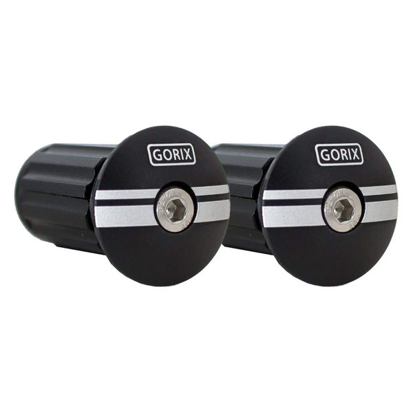 GORIX GX-BEND バーエンド (2個セット) ブラック 42283 1セット(2個入)（直送品）