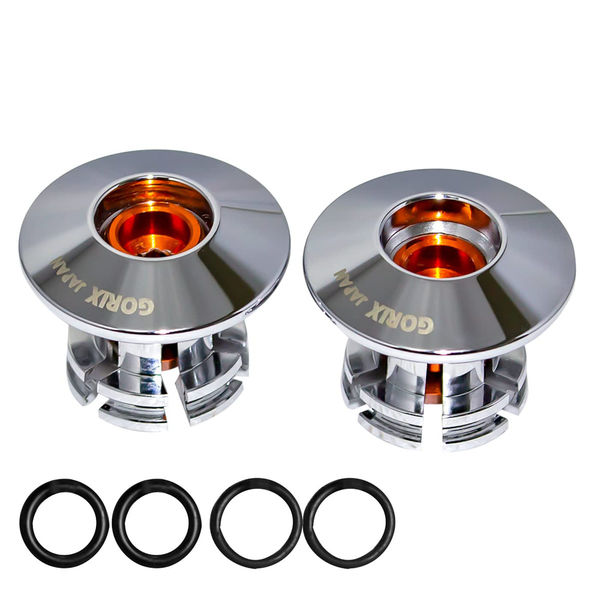 GORIX GX-CAPt78 バーエンドキャップ プラチナカラー 43473 1セット(2個入)（直送品）