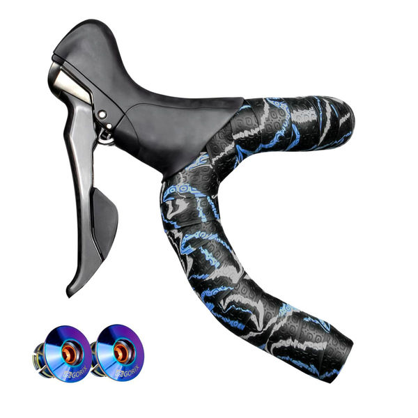 GORIX GX-Marble バーテープ ブルー 43611 1セット(2個入)（直送