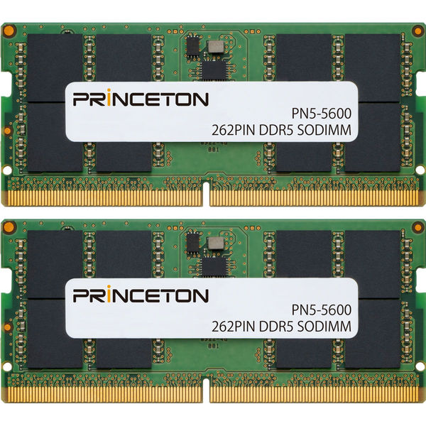 プリンストン ノート用DDR5-5600増設メモリー 16G2枚組 PN5-5600-16GX2 1組(2枚)（直送品）